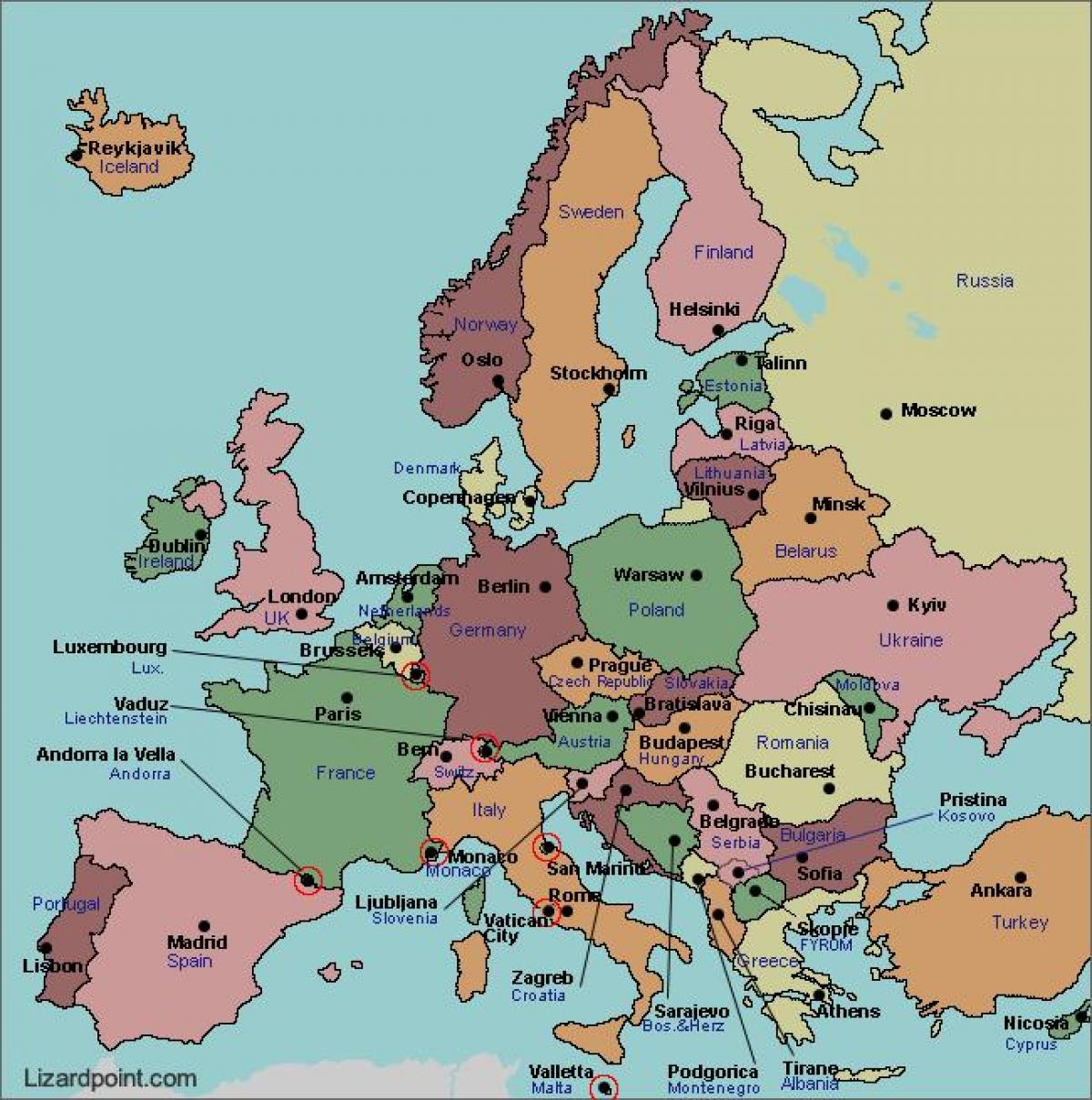 Karte bukarestē eiropā