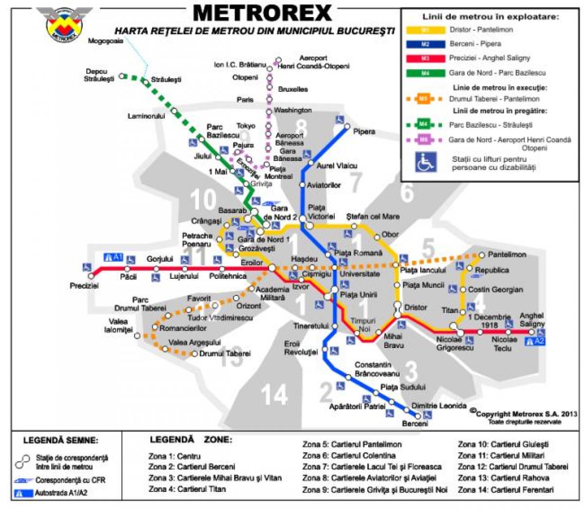 bukarestē metro karte