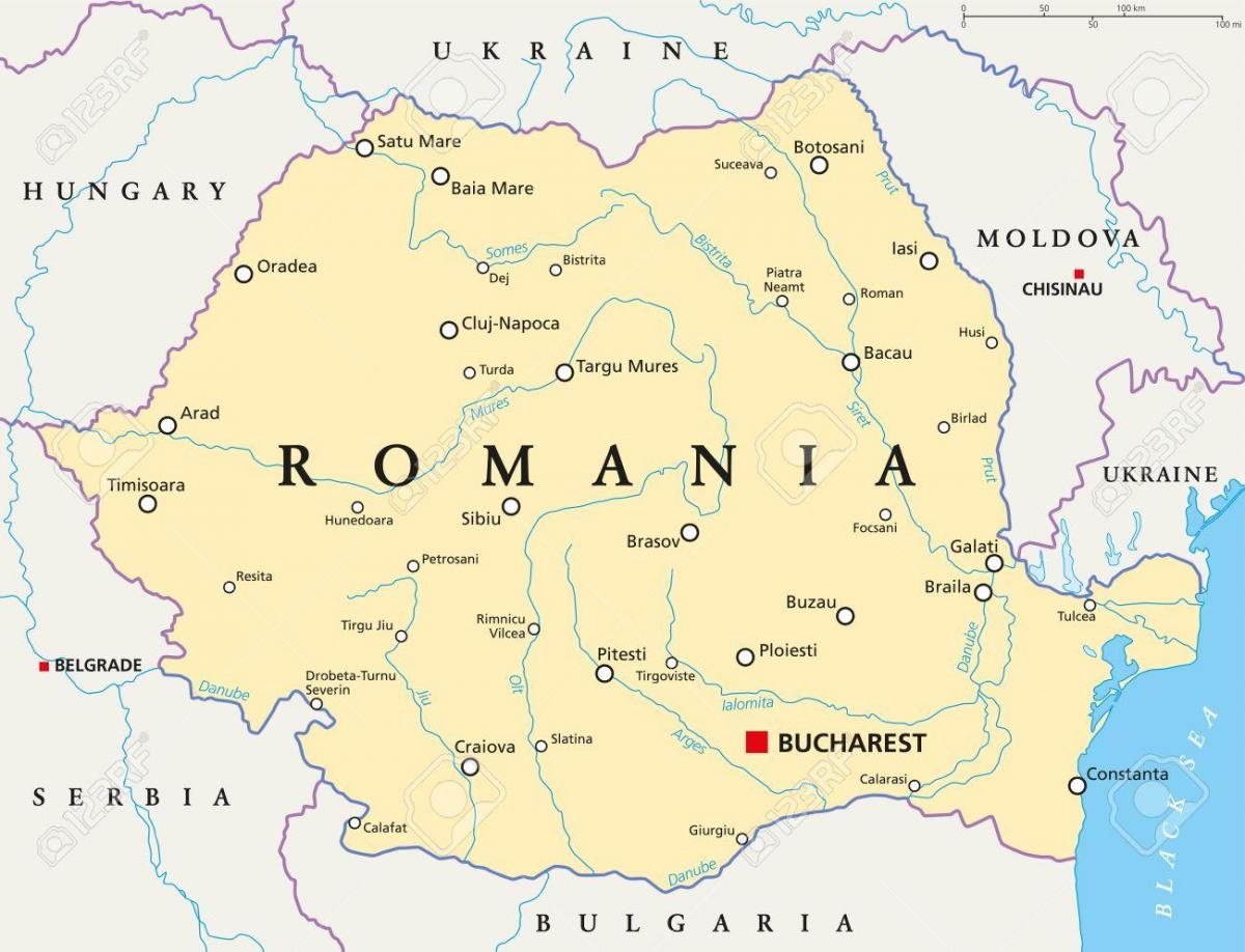 kapitāla rumānijas karte