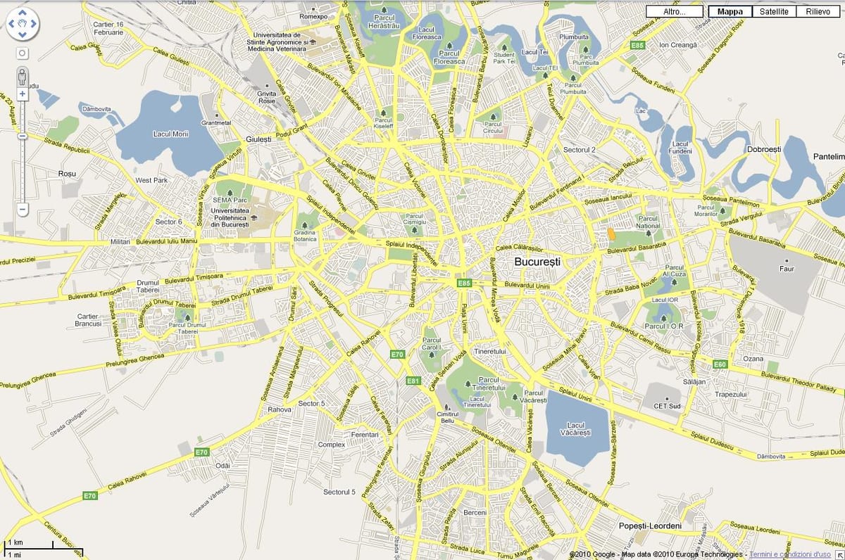 kartes rumānija, bucuresti