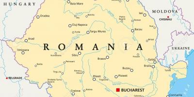 Karte no bukarestes rumānijā